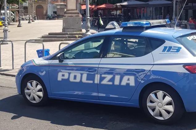 Polizia a Cagliari (Archivio L'Unione Sarda)