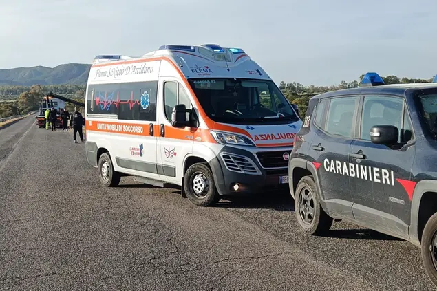 Il luogo dell'incidente (foto Pinna)