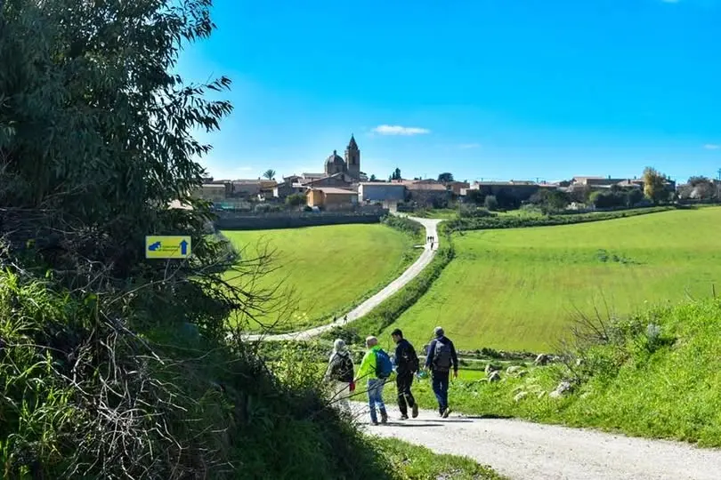 Un tratto del cammino di Bonaria