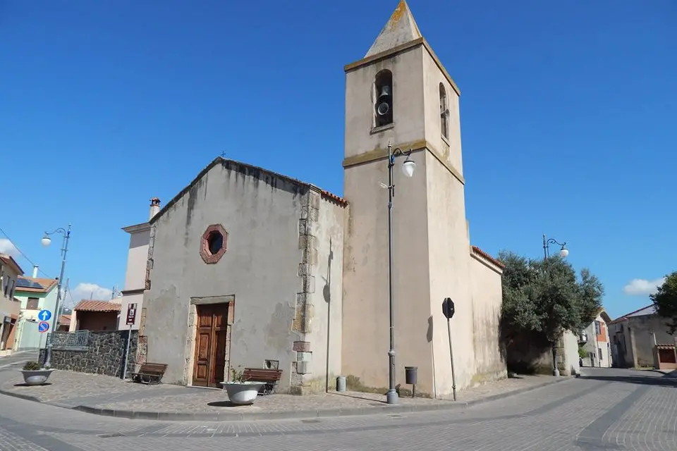 La Chiesa di San Sebastiano a Ollastra (foto L'Unione Sarda - Pala)