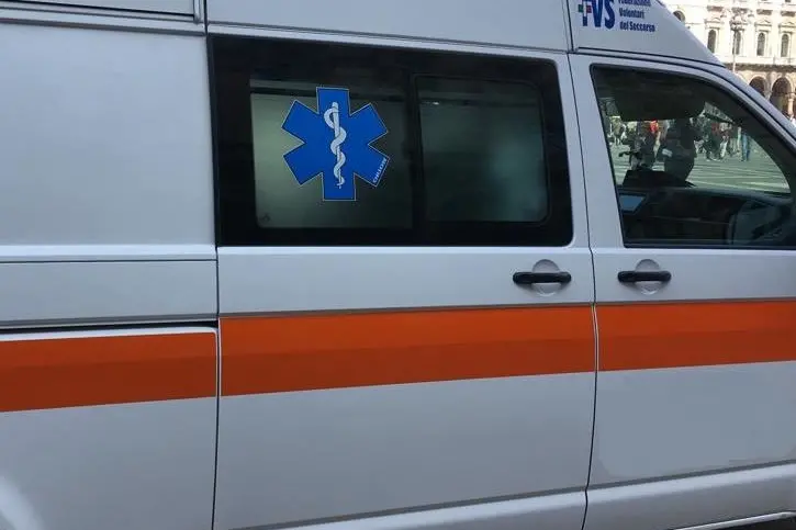 救护车（照片 L'Unione Sarda.it）