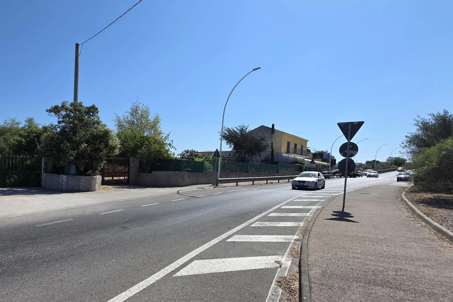 Il tratto della via Buddi Buddi