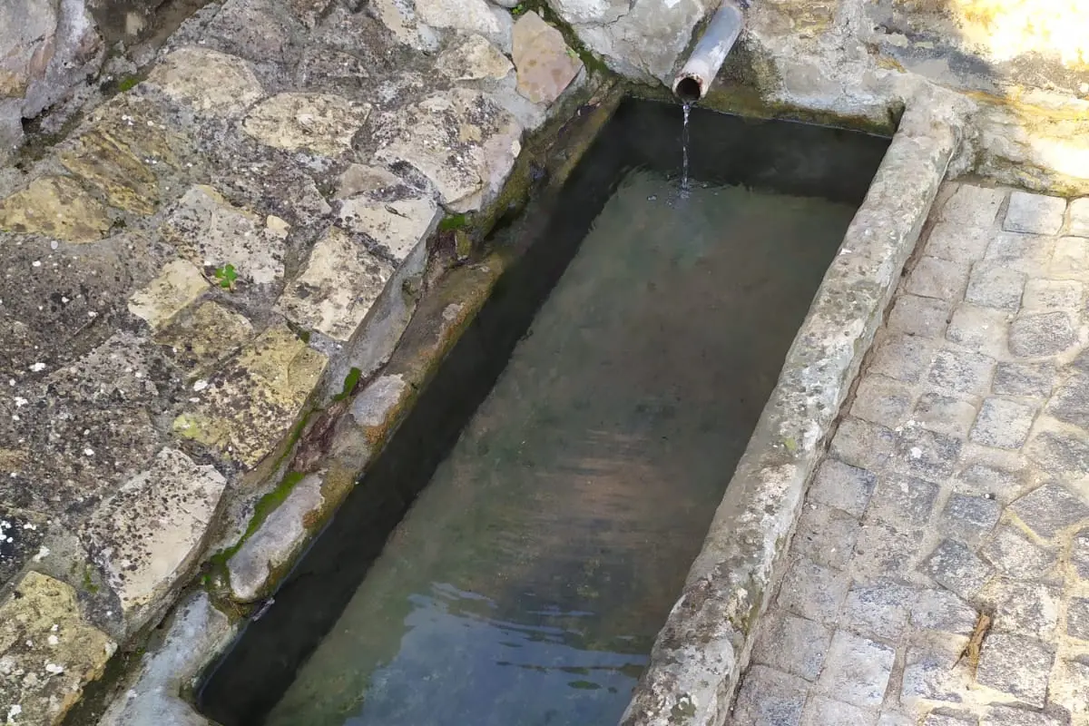 La sorgente storica “Acqua Frida” (foto Scanu)