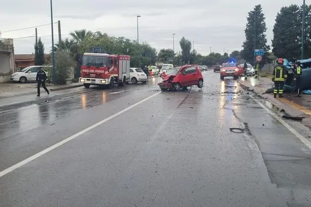 L'incidente (L'Unione Sarda - Andrea Serreli)