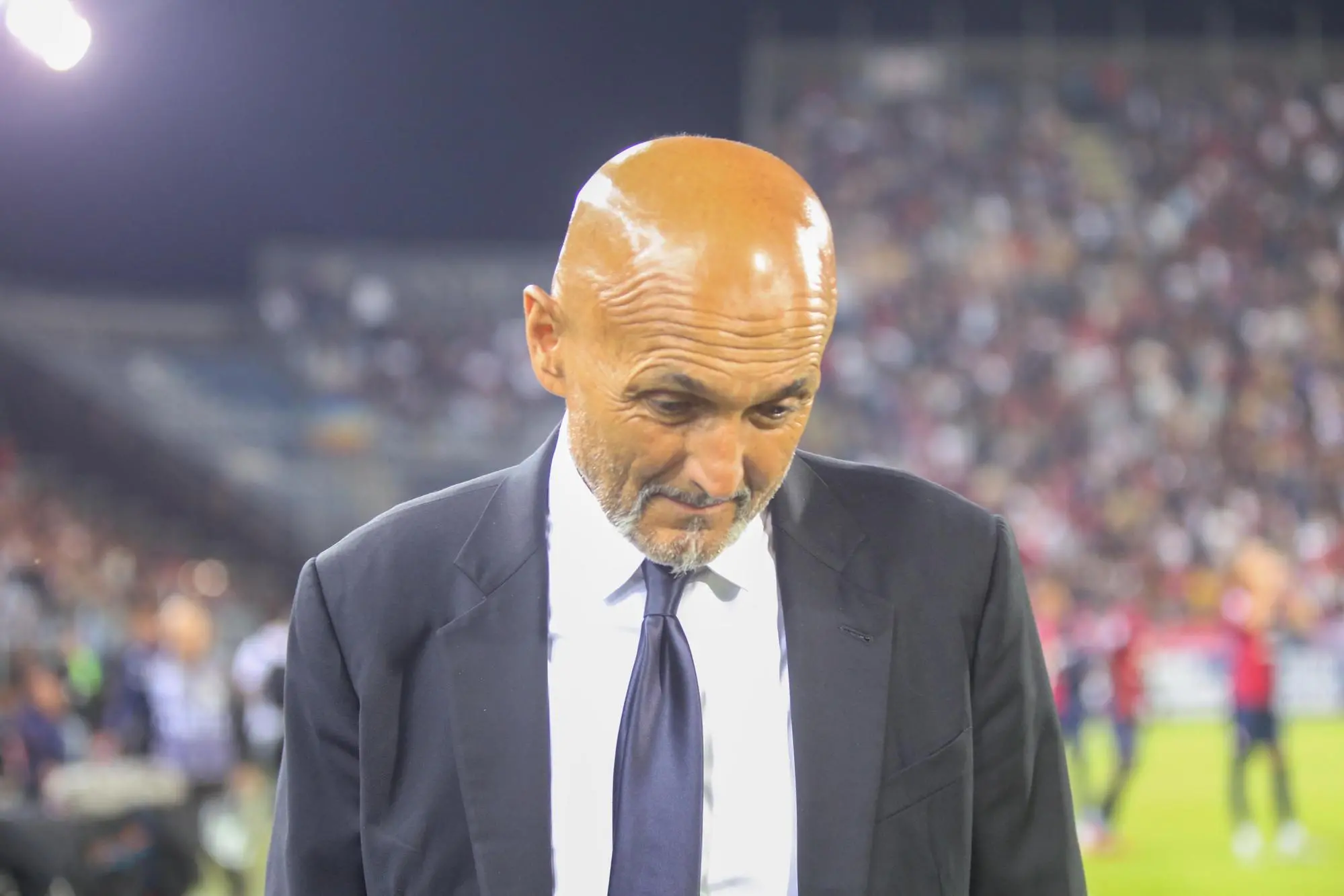 Luciano Spalletti in Cagliari-Juventus (foto Ansa)