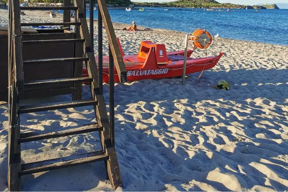 La spiaggia di Nora.