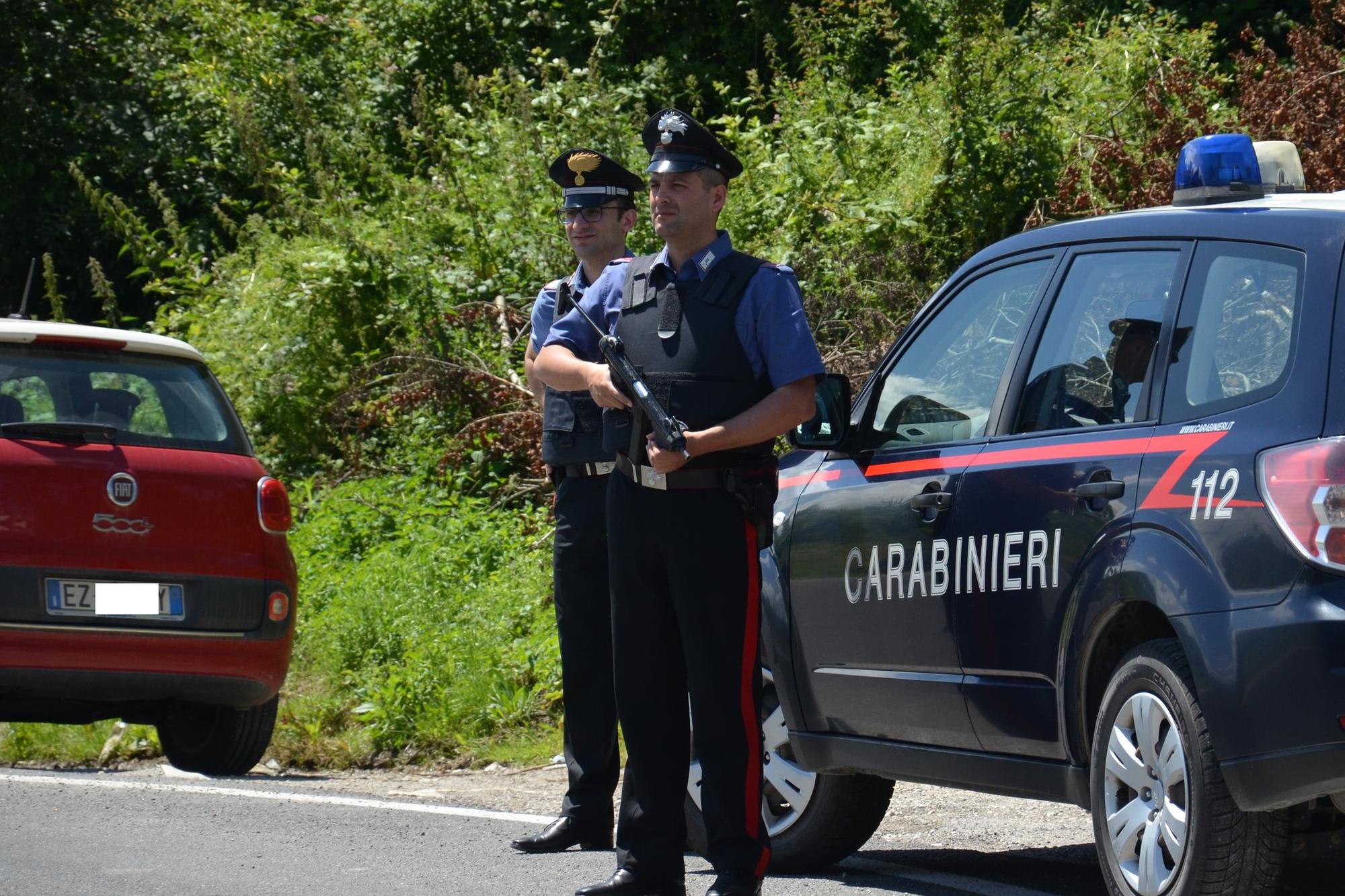 Spaccio a Ussaramanna (foto Carabinieri)