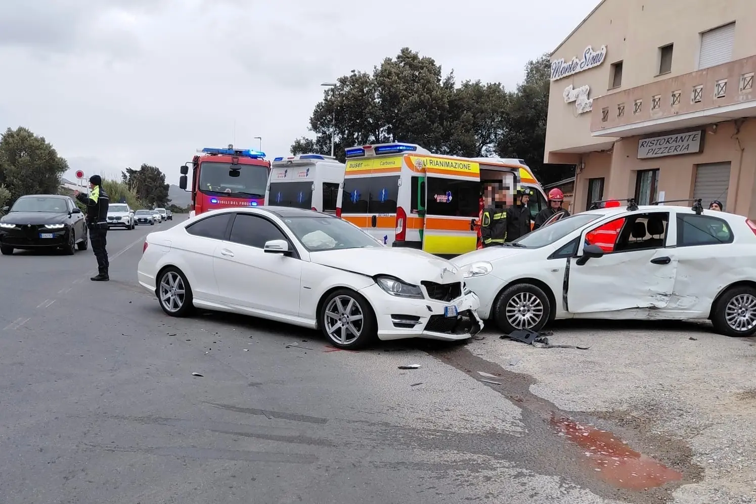 L'incidente (Foto: Fabio Murru)