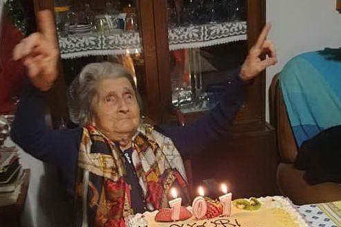 Gesico in festa: zia Bonaria ha compiuto 101 anni