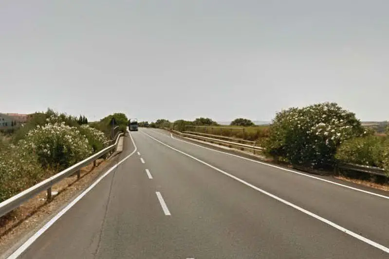 Un tratto della strada provinciale 2