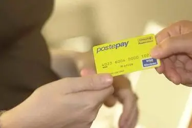 Una carta Postepay