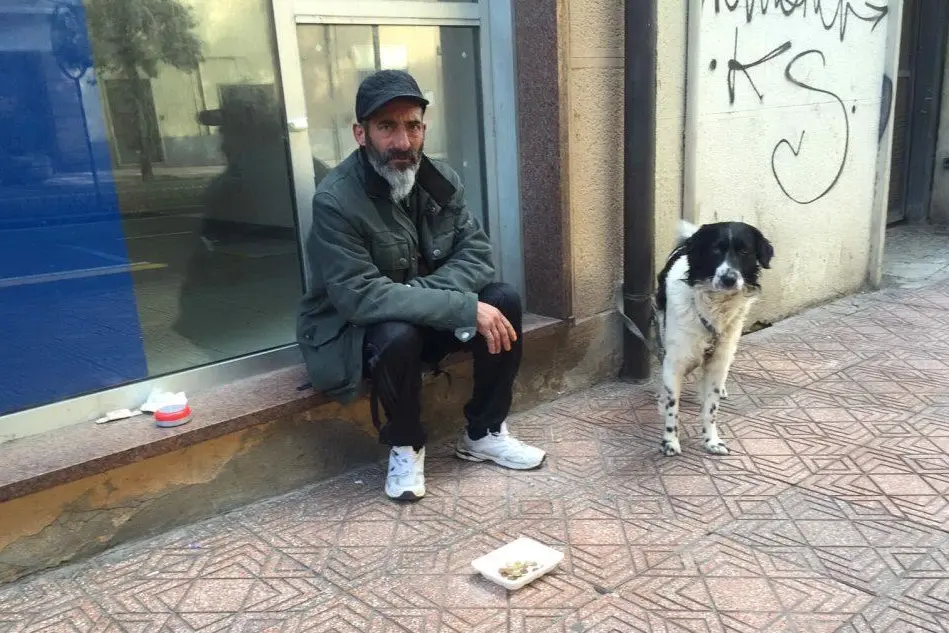 Roberto Medas e il suo cane