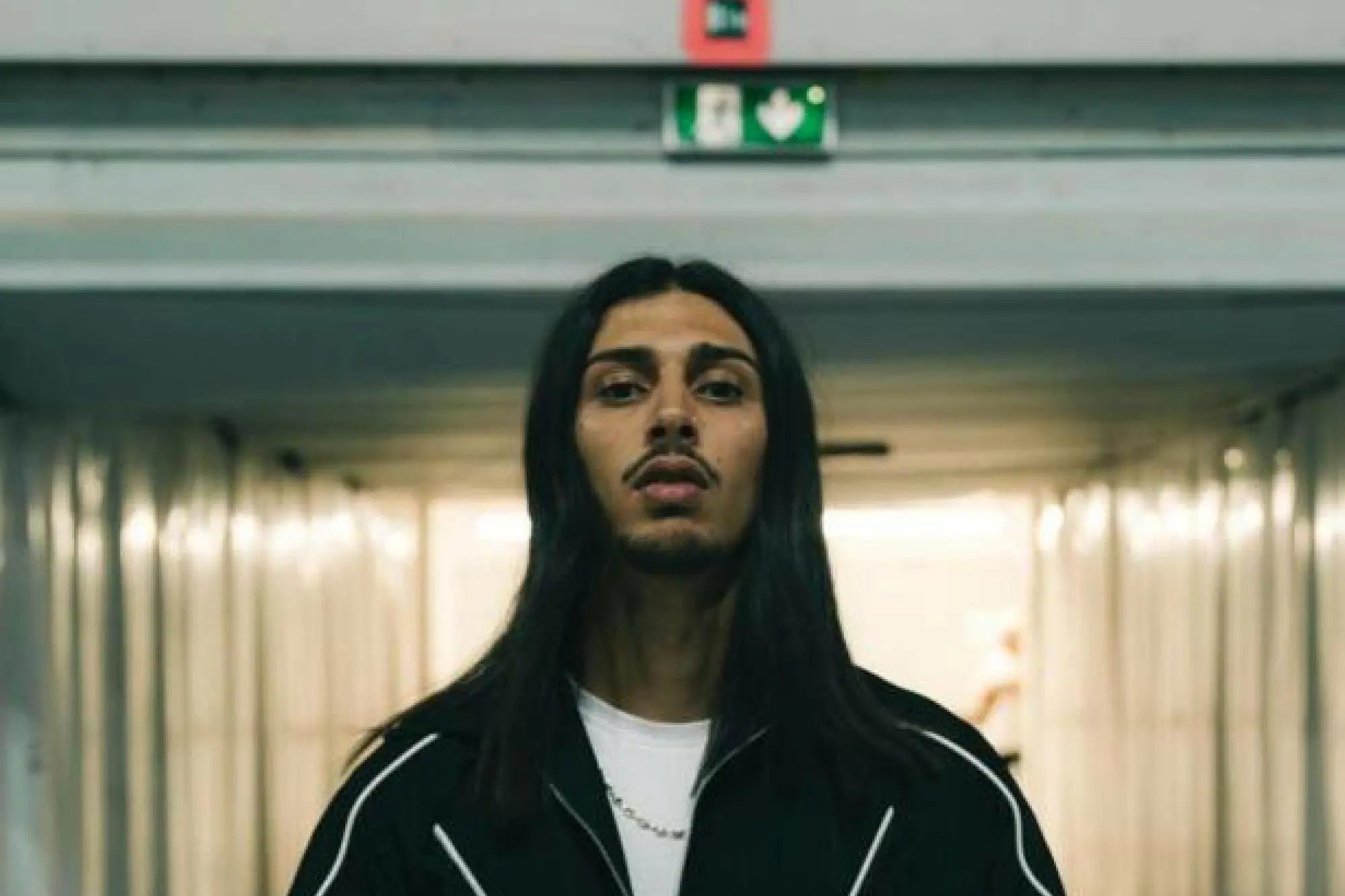 Il trapper Baby Gang (Ansa)