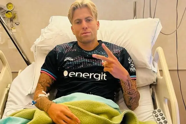 Mattia Felici dopo la nuova operazione al ginocchio