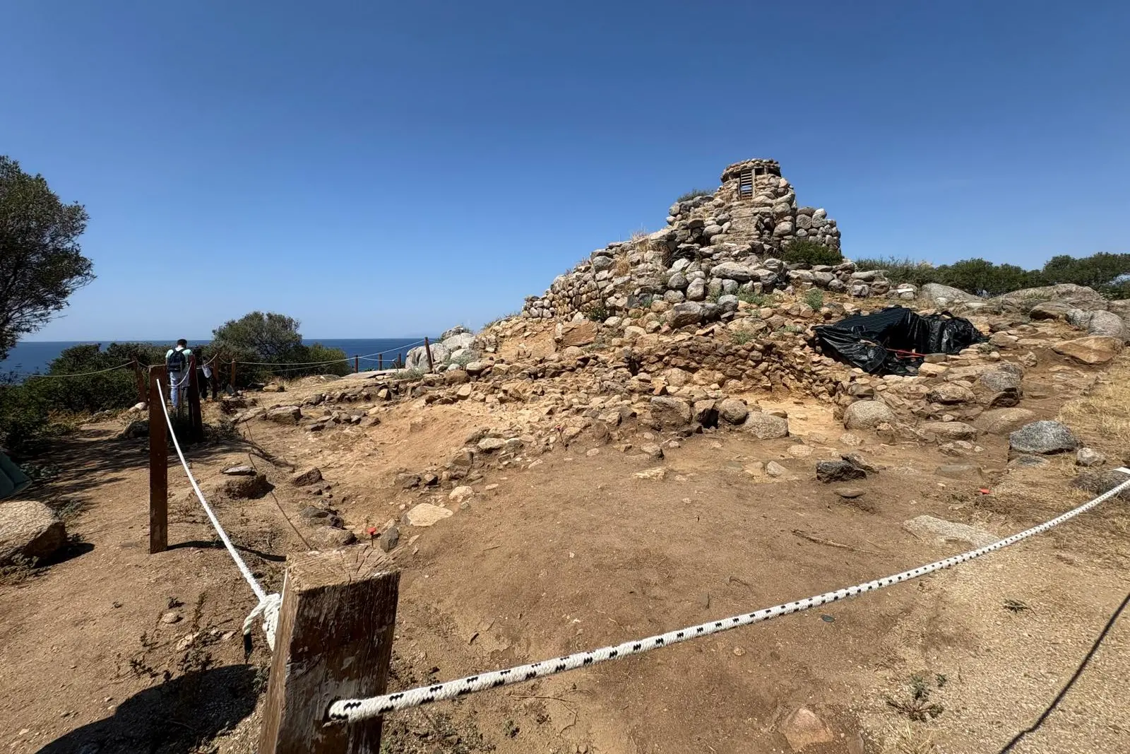 Gli scavi al nuraghe Diana