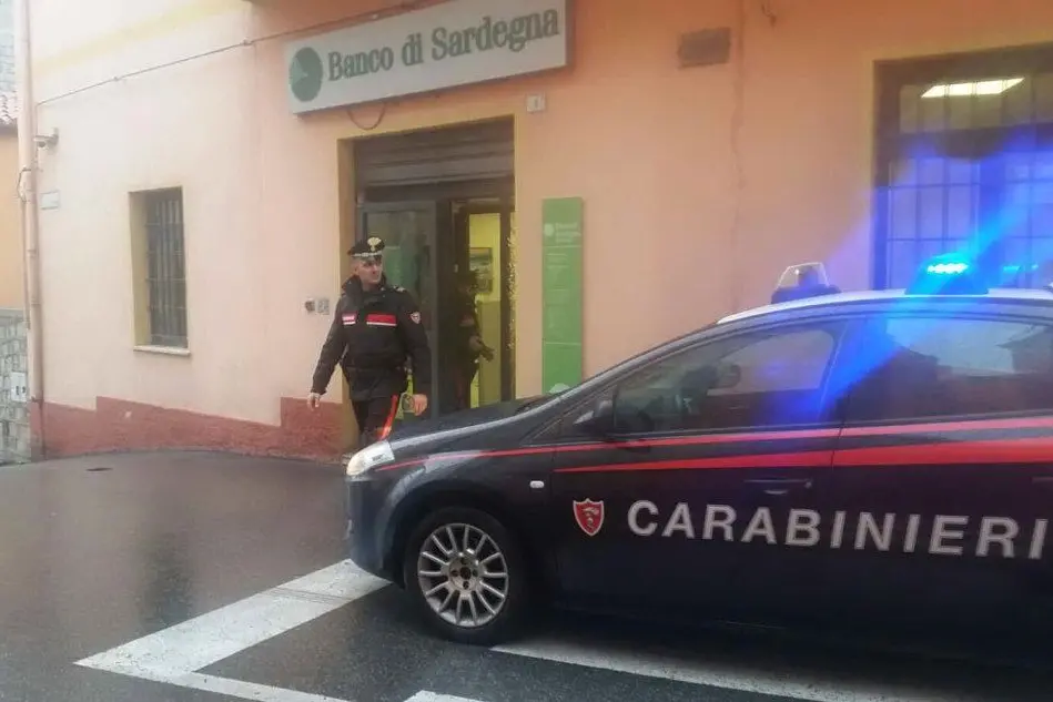 I carabinieri sul posto