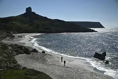 La spiaggia di San Giovanni di Sinis (foto Pinna)