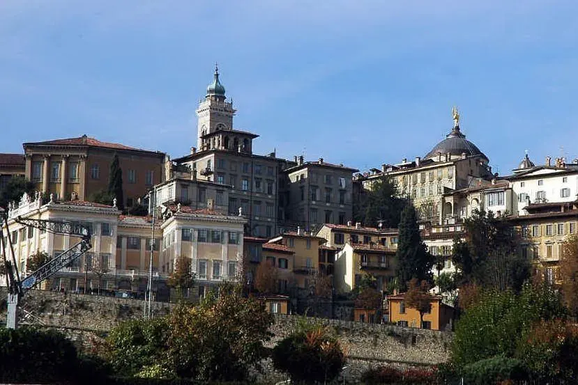 Uno scorcio di Bergamo Alta (fonte Wikipedia)