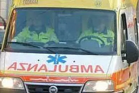 Un'ambulanza del 118