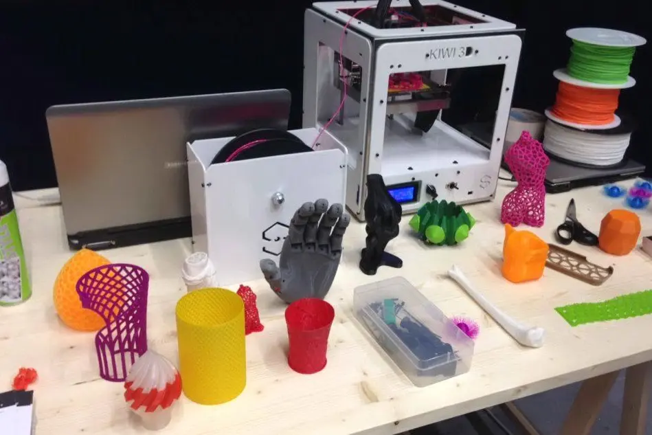 Alcuni oggetti realizzati con la stampante 3D