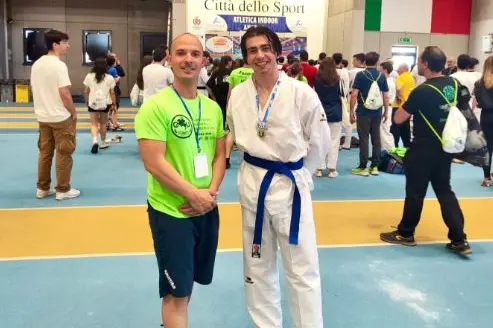 Cristian Busia medaglia d'oro di Taekwondo (foto concessa)
