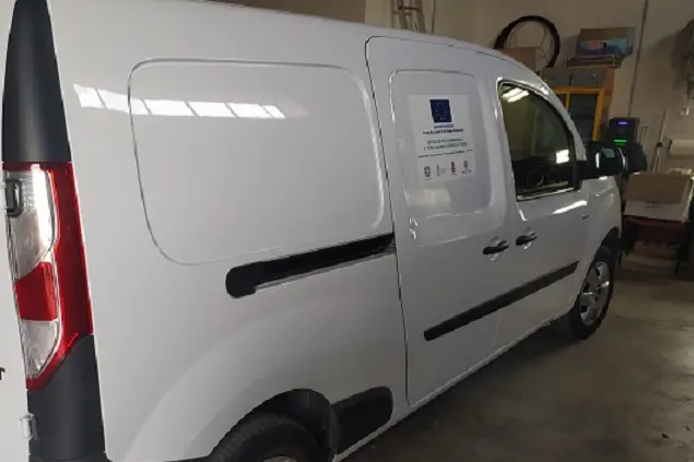 L'auto elettrica in dotazione al comune di Usini (foto concessa)