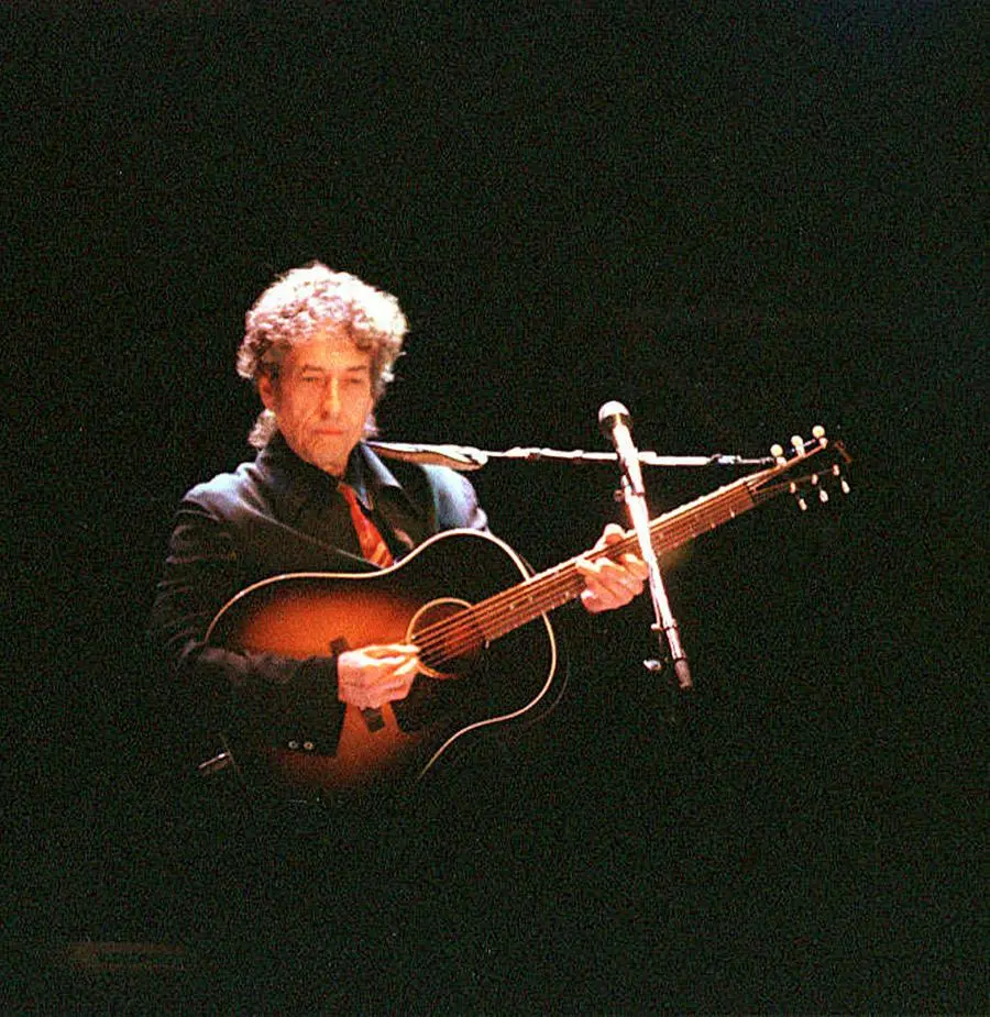 Bob Dylan in concerto a Cagliari il 2 giugno 2000 (foto Solinas/Archivio US)