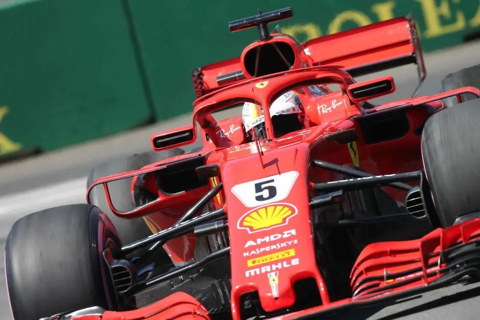 La Ferrari di Vettel