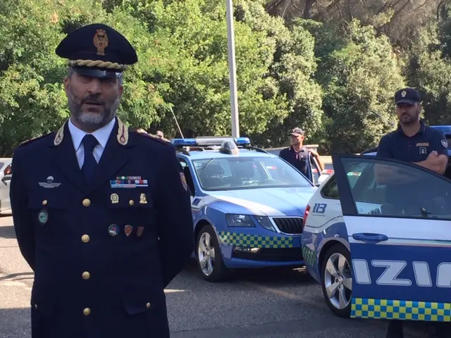 Il comandante della Polstrada di Nuoro Leopoldo Testa (archivio L'Unione Sarda)