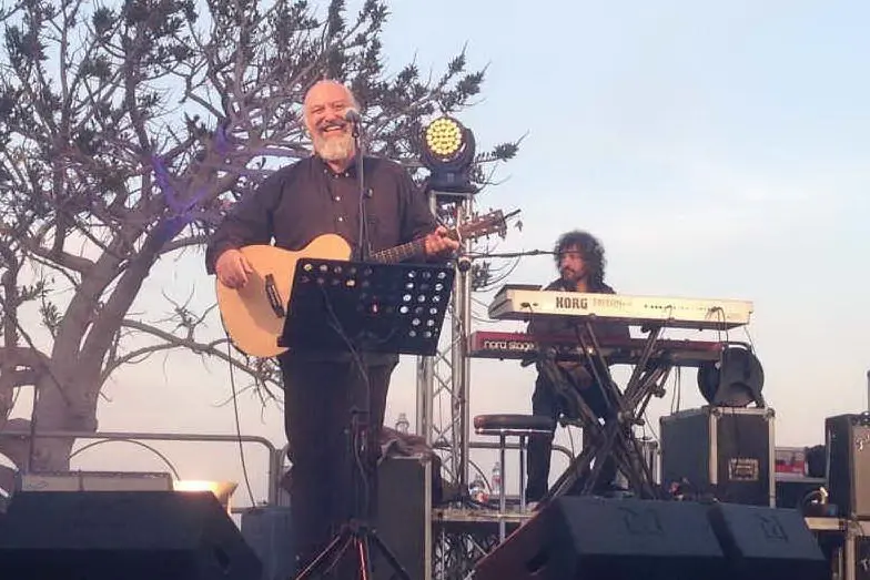 Eugenio Finardi in concerto al parco di Balai
