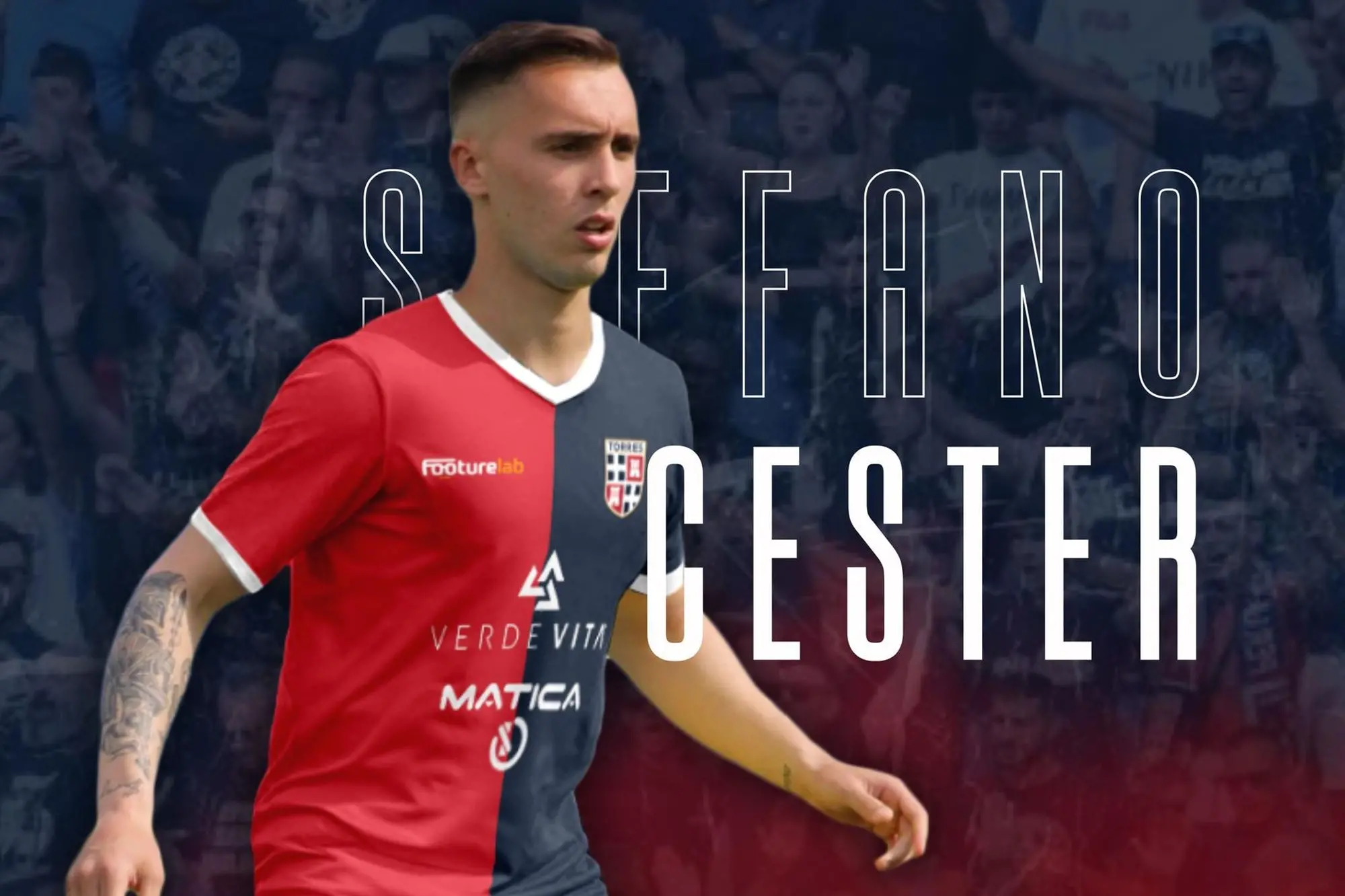 Stefano Cester, nuovo centrocampista della Torres