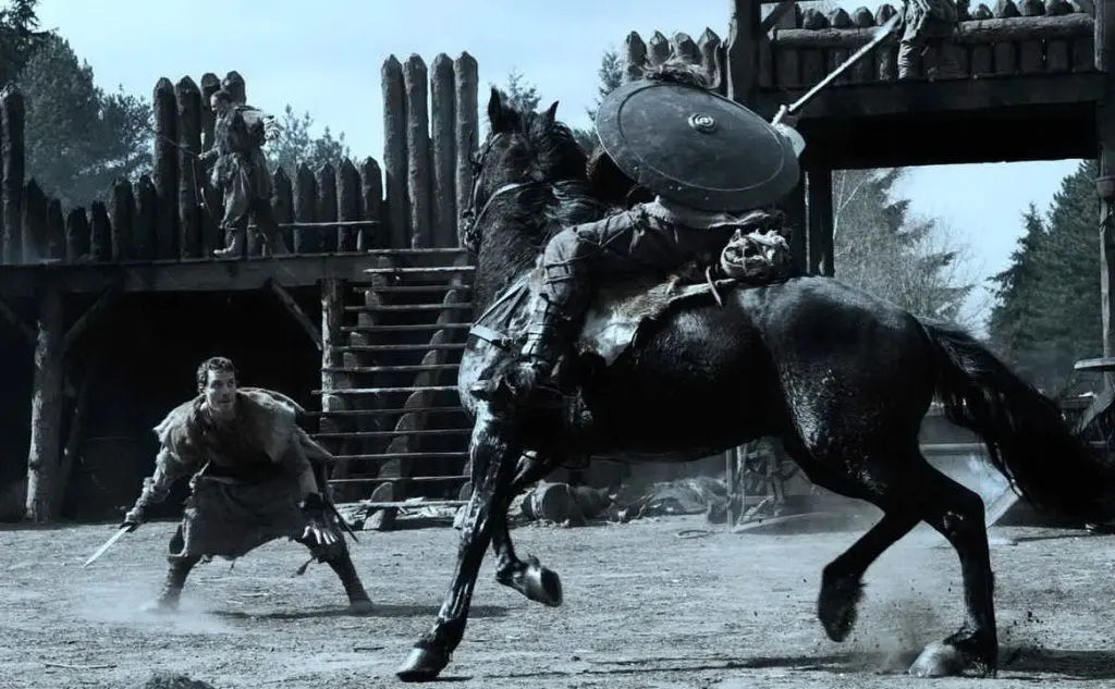 Una scena di &quot;Centurion&quot;