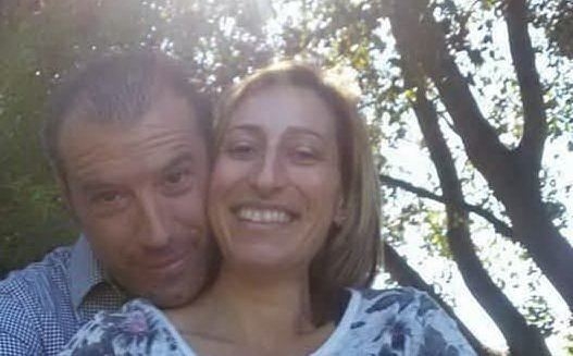 Marcello Tillocca con la moglie Michela Fiori (da Facebook)