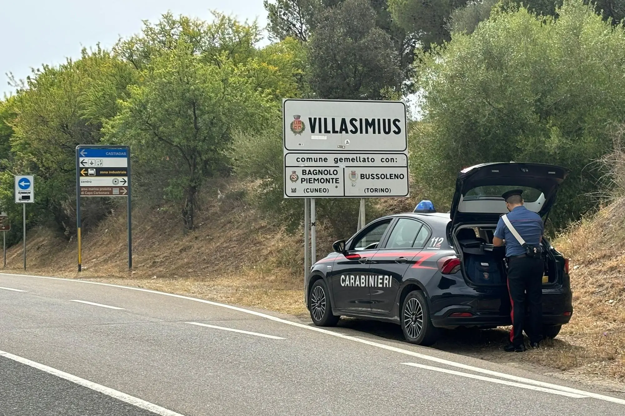 Carabinieri a Villasimius (foto Cc)