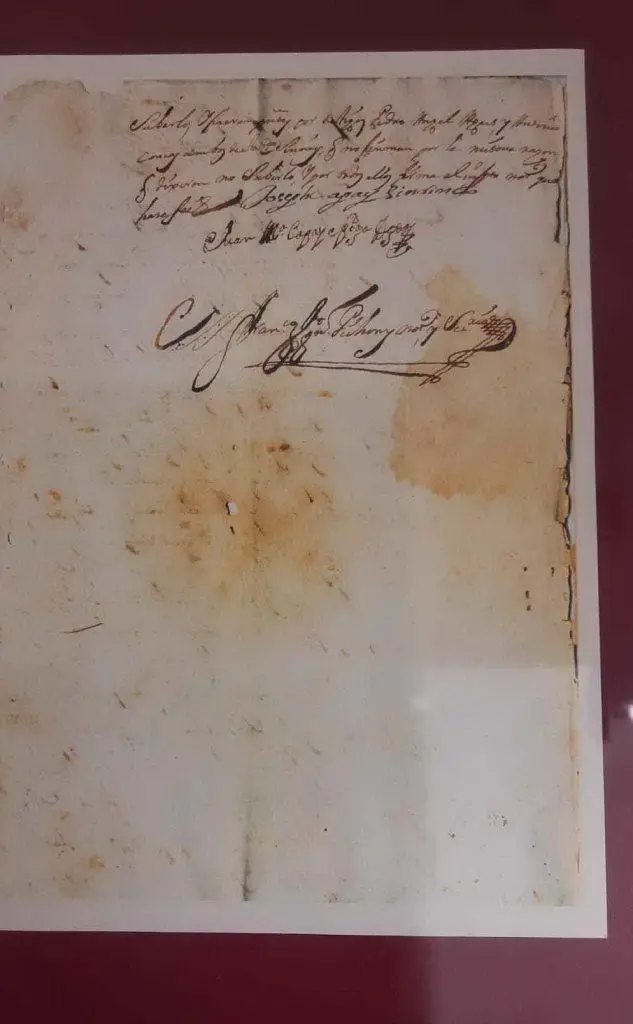 Un documento dell'archivio storico del Comune di Sinnai (foto Serreli)