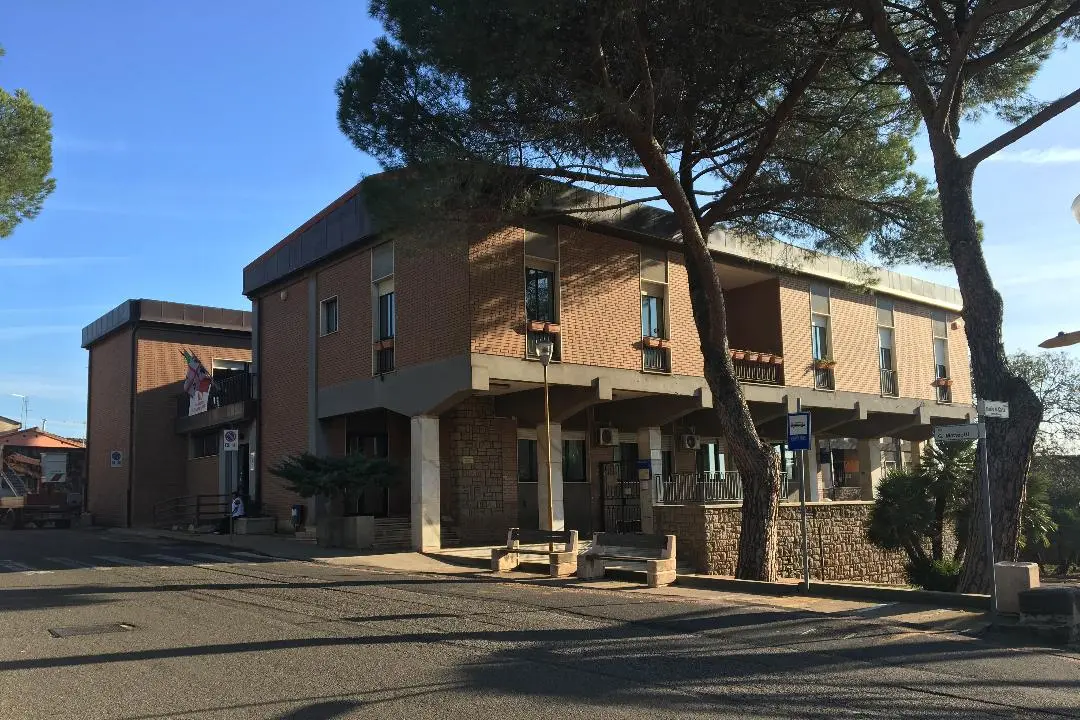 Il municipio di Ghilarza