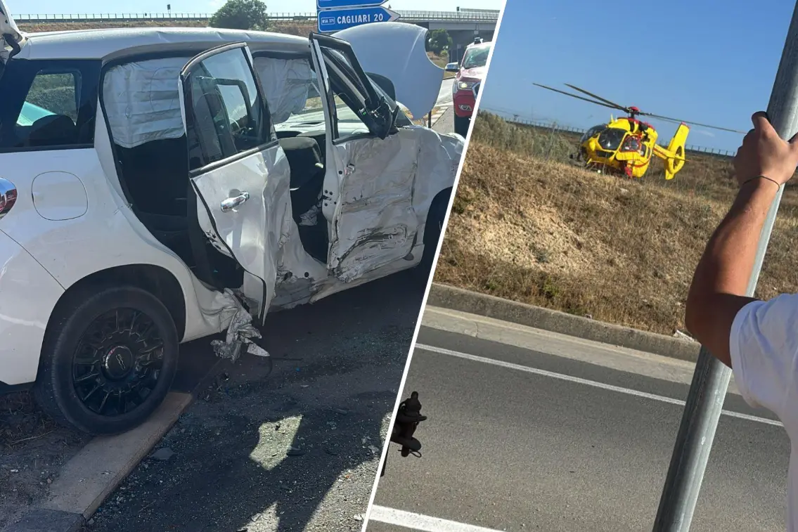 I veicoli coinvolti nell'incidente
