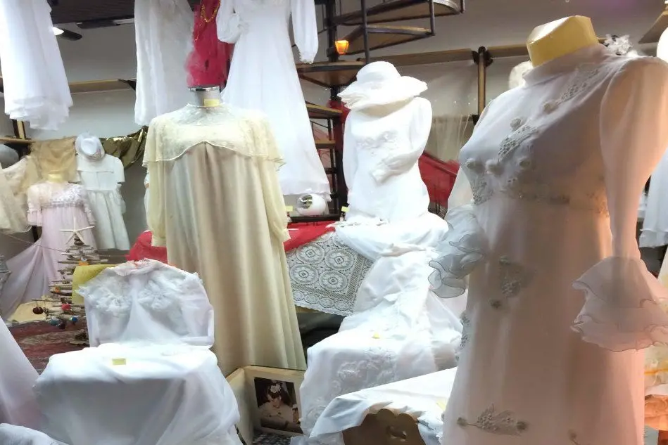 Gli abiti da sposa in mostra