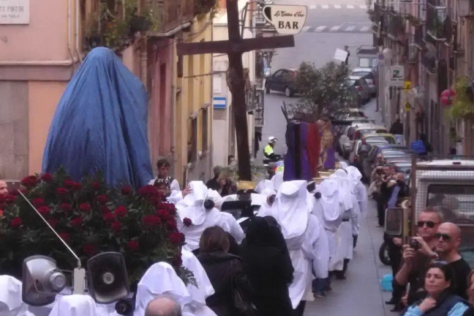 La processione dei Misteri a Cagliari