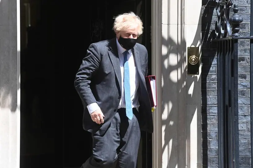 Il premier britannico Boris Johnson (foto Ansa/Epa)
