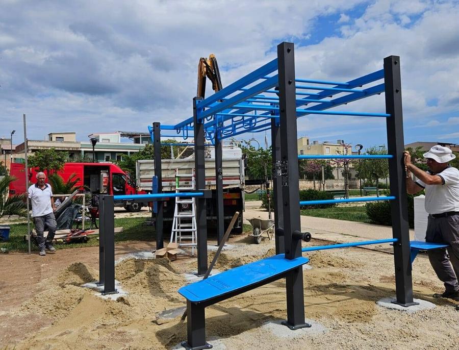 Aree fitness e nuovi giochi nei parchi