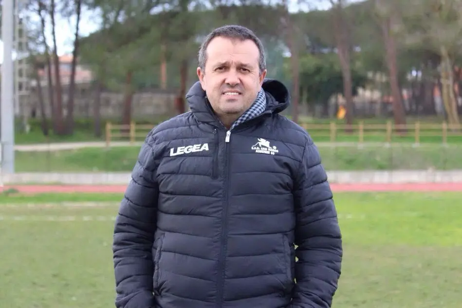 Paolo Ledda, allenatore del Samassi