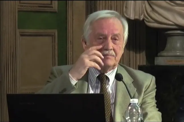 Gian Piero Brunetta (foto da frame video)