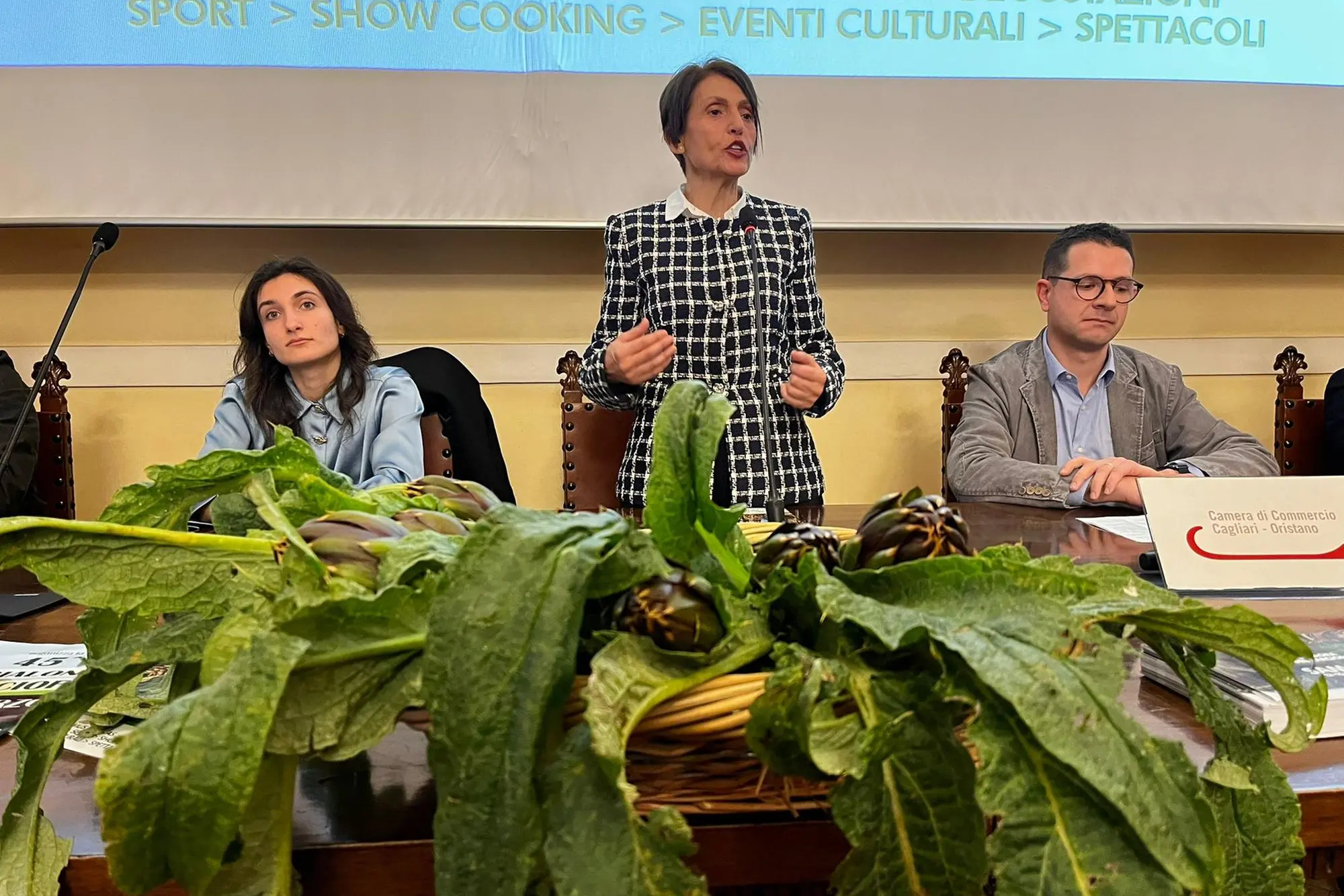La presentazione della Sagra del carciofo (foto Almiento)