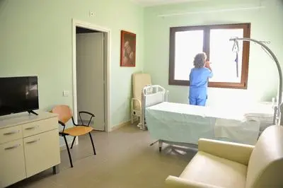 La camera di un hospice\u00A0Archivio L'Unione Sarda