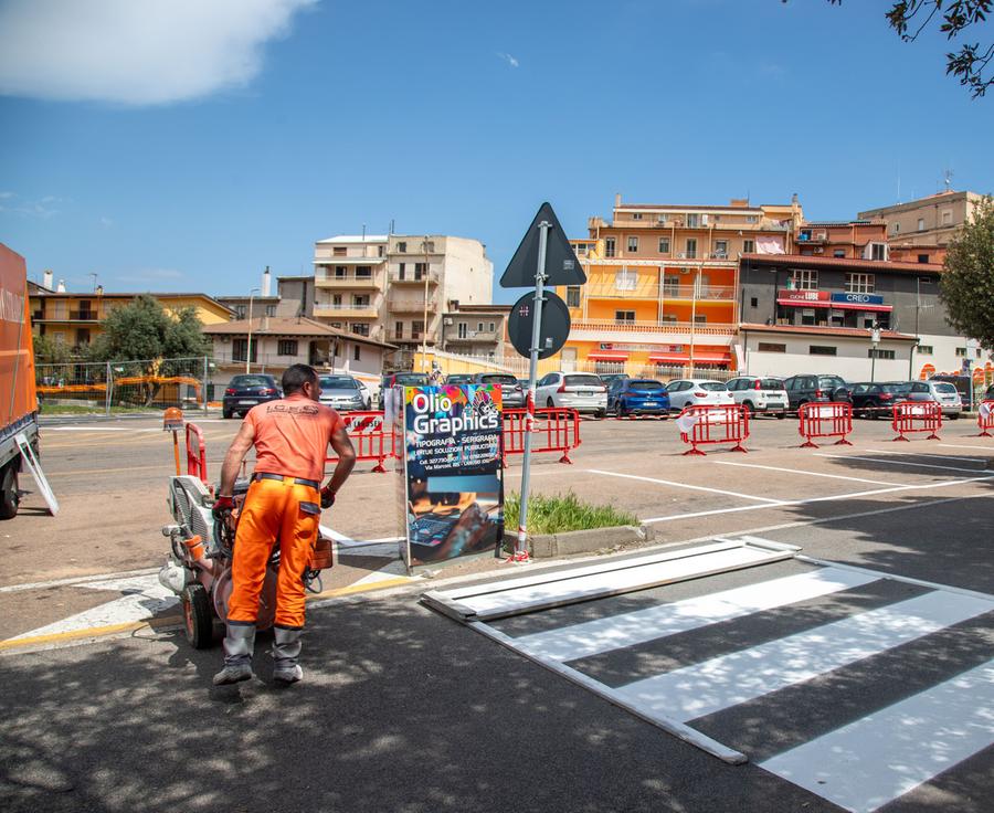 Piazza Marcia Lavori all’atto finale