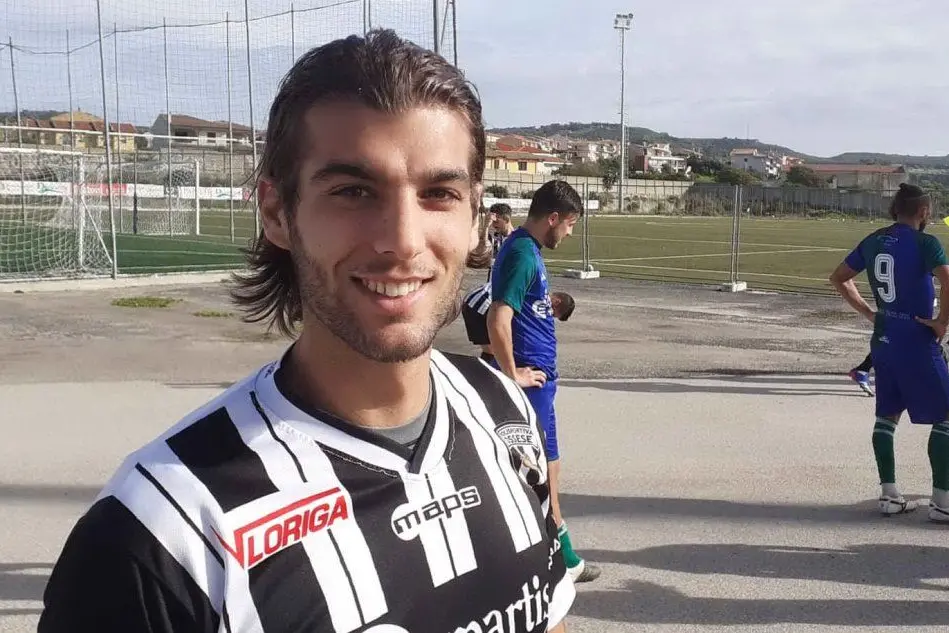 Mattia Gueli, 23 anni, fantasista e centrocampista dell'Ossese (L'Unione Sarda - Tellini)