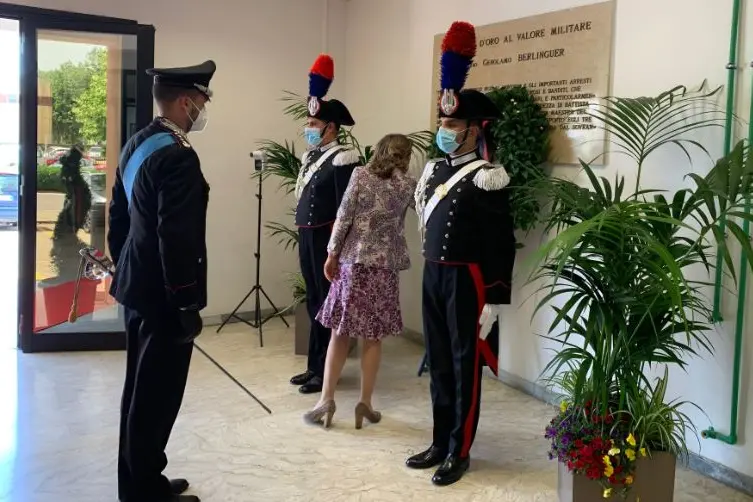 La cerimonia a Sassari (Foto Comando carabinieri)