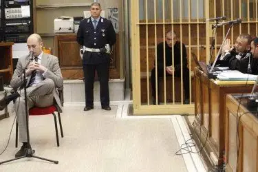Udienza durante il processo barbagia flores