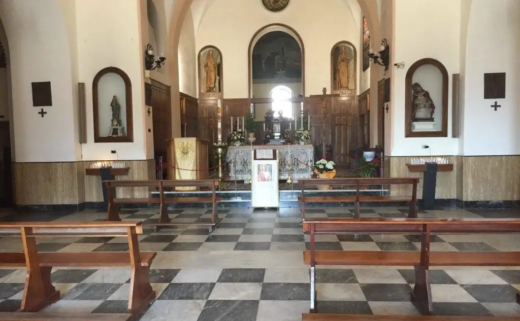 La chiesa dei frati cappuccini (foto Vercelli)